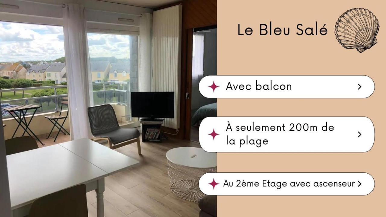 Bleu Sale - F2 Courseulles Avec Balcon公寓 外观 照片